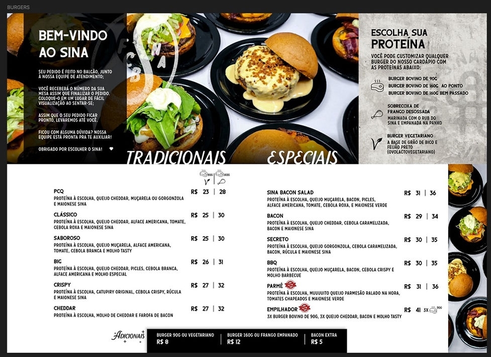 Restaurante: Sina - Burgers, Wraps e Saladas - Juvevê