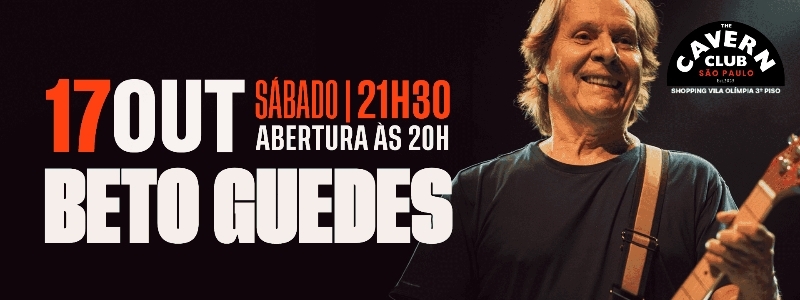 Evento: Beto Guedes | São Paulo | 17/10/2026