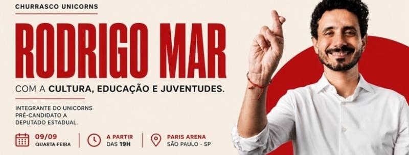 Evento: CHURRASCO DO RODRIGO MAR + UNICORNS BRAZIL