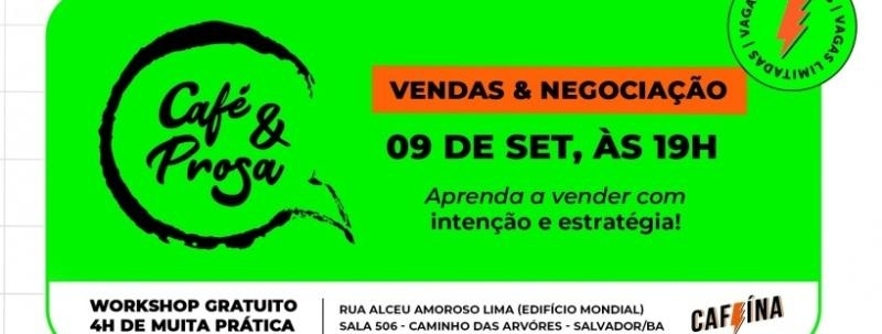 Café e Prosa de Vendas e Negociação