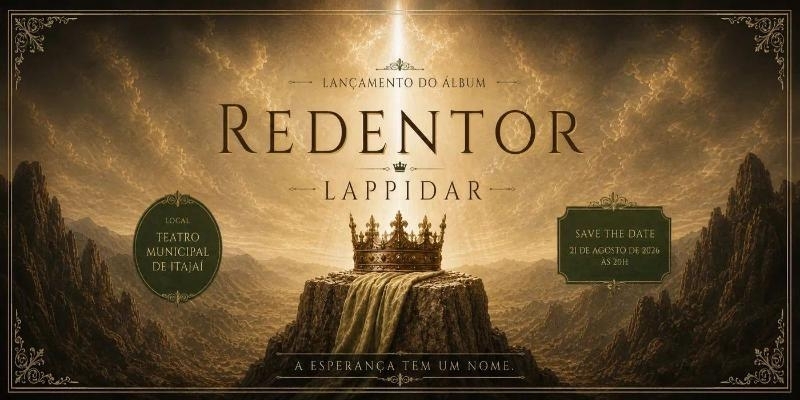 Evento: LAPPIDAR - Lançamento do álbum REDENTOR