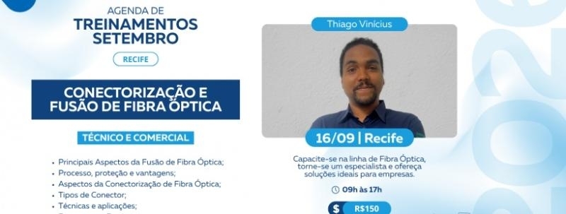 Conectorização e Fusão de Fibra Óptica