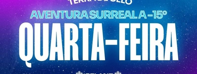 Evento: ICELAND TERRA DE GELO (16/09/2026)
