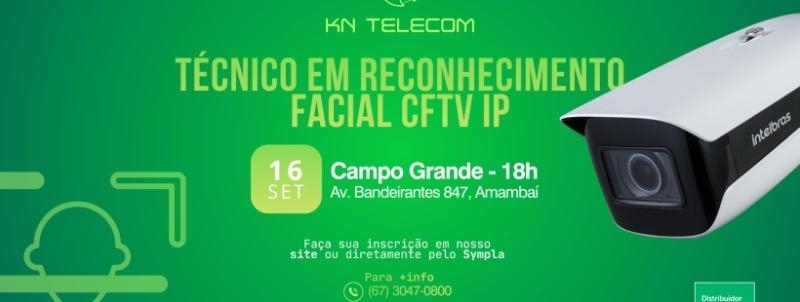 Técnico em Reconhecimento facial CFTV IP