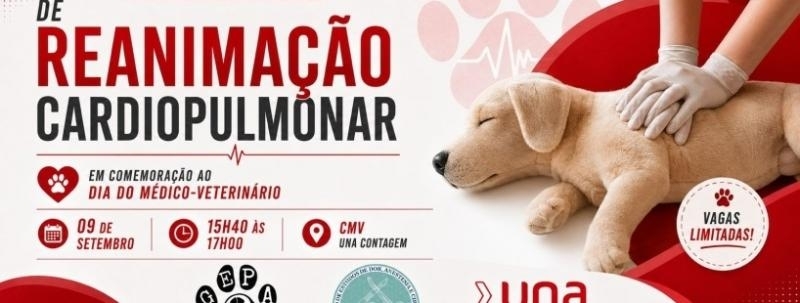 Evento: Oficina prática de Reanimação Cardiopulmonar em comemoração ao dia do Médico Veterinário