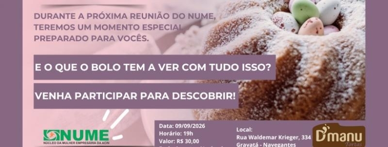 Reunião NUME Navegantes