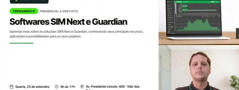 Evento: Treinamento: Softwares SIM Next e Guardian