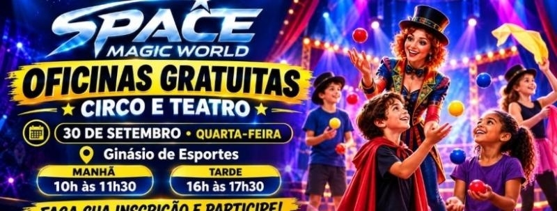 Oficinas de Circo - SPACE MAGIC WORLD