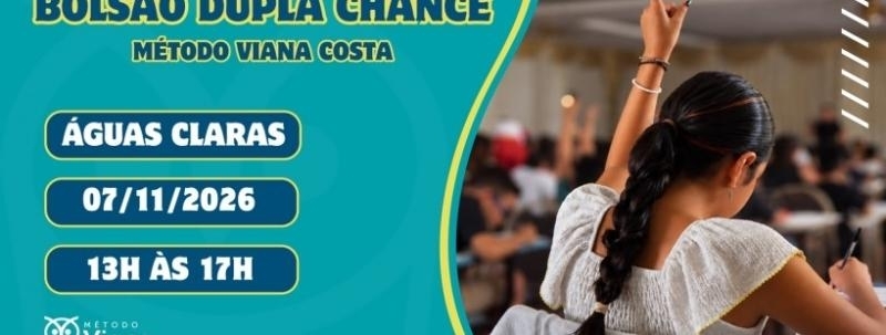 Bolsão dupla chance - Método Viana Costa | Bolsas de até 100% | Águas Claras