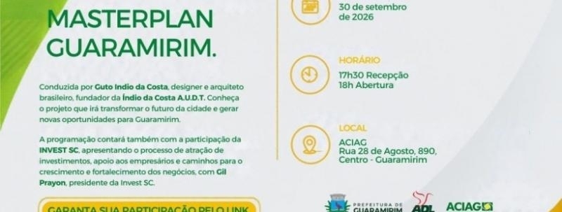 APRESENTAÇÃO DO MASTERPLAN GUARAMIRIM