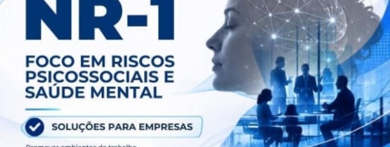 SEMINÁRIO: NR-1 EMPRESAS RESPONSÁVEIS  - AMBIENTES SEGUROS