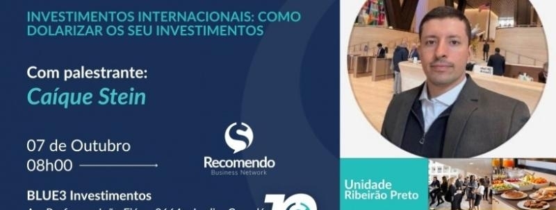 Evento: Recomendo Ribeirão Preto - Grupo SOMA , o melhor café de negócios da cidade.
