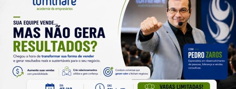 Workshop Presencial | O Novo Vendedor Consultivo | Edição Sorocaba