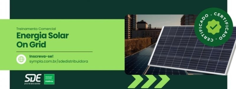 Evento: Treinamento Comercial Energia Solar On Grid