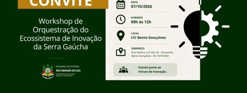 Evento: Workshop de Orquestração do Ecossistema de Inovação da Serra Gaúcha