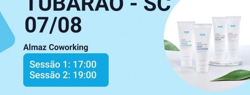 Evento: Skincare de produtos coreanos - Tubarão / SC - 07/10/2026