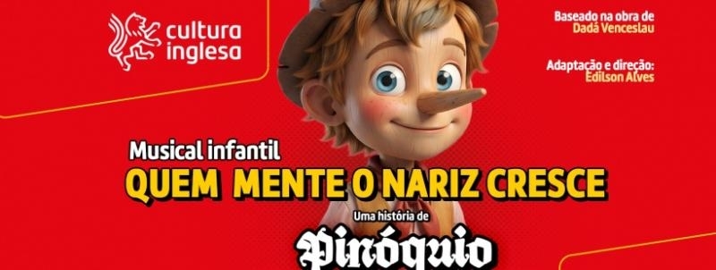 Evento: Musical Infantil QUEM MENTE CRESCE O NARIZ - Uma história de Pinóquio.