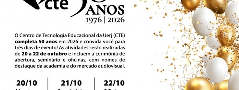 Evento: CTE 50 anos: a Uerj em Áudio e Vídeo - “Organizando uma programação de rádio”