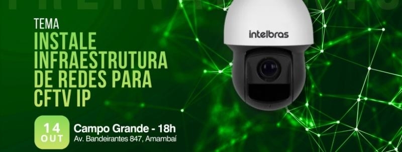 Instale infraestrutura de redes para CFTV IP