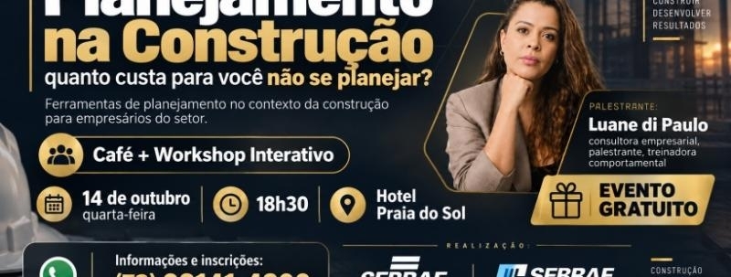 Evento: Planejamento na Construção