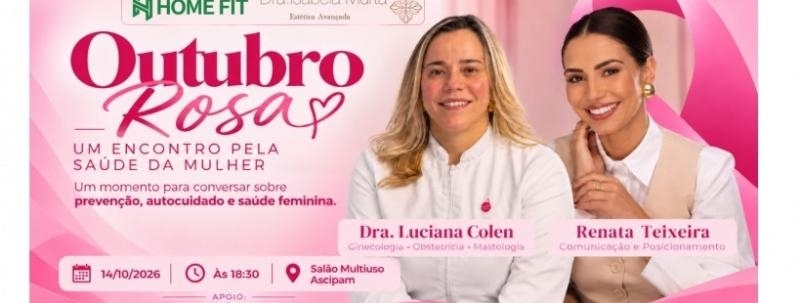 OUTUBRO ROSA: um encontro pela saúde da mulher
