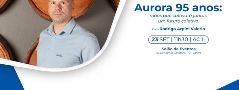 Reunião-Almoço - Aurora 95 anos: Mãos que cultivam juntas um futuro coletivo.