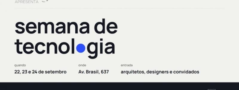 Evento: Talk "Inovação tecnológica na arquitetura efêmera" com Andrey Hermuche