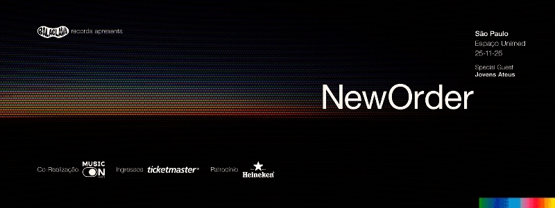 New Order - São Paulo - 25/11/2026