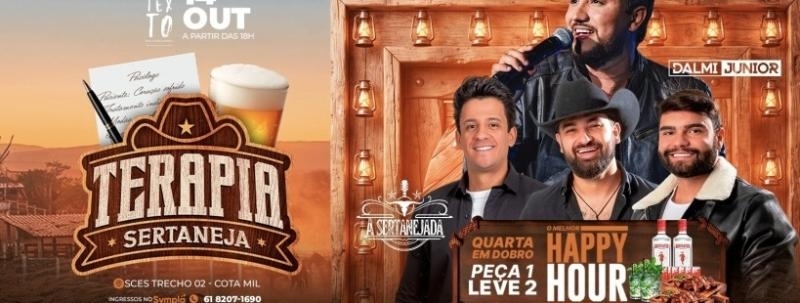 Dalmir Junior + A Sertanejada + Cardápio em Dobro na Varanda do Contexto | 14.10