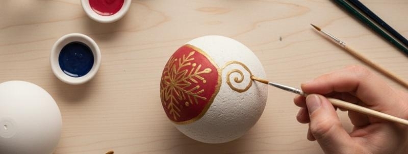 Evento: Oficina de pintura de enfeites de Natal