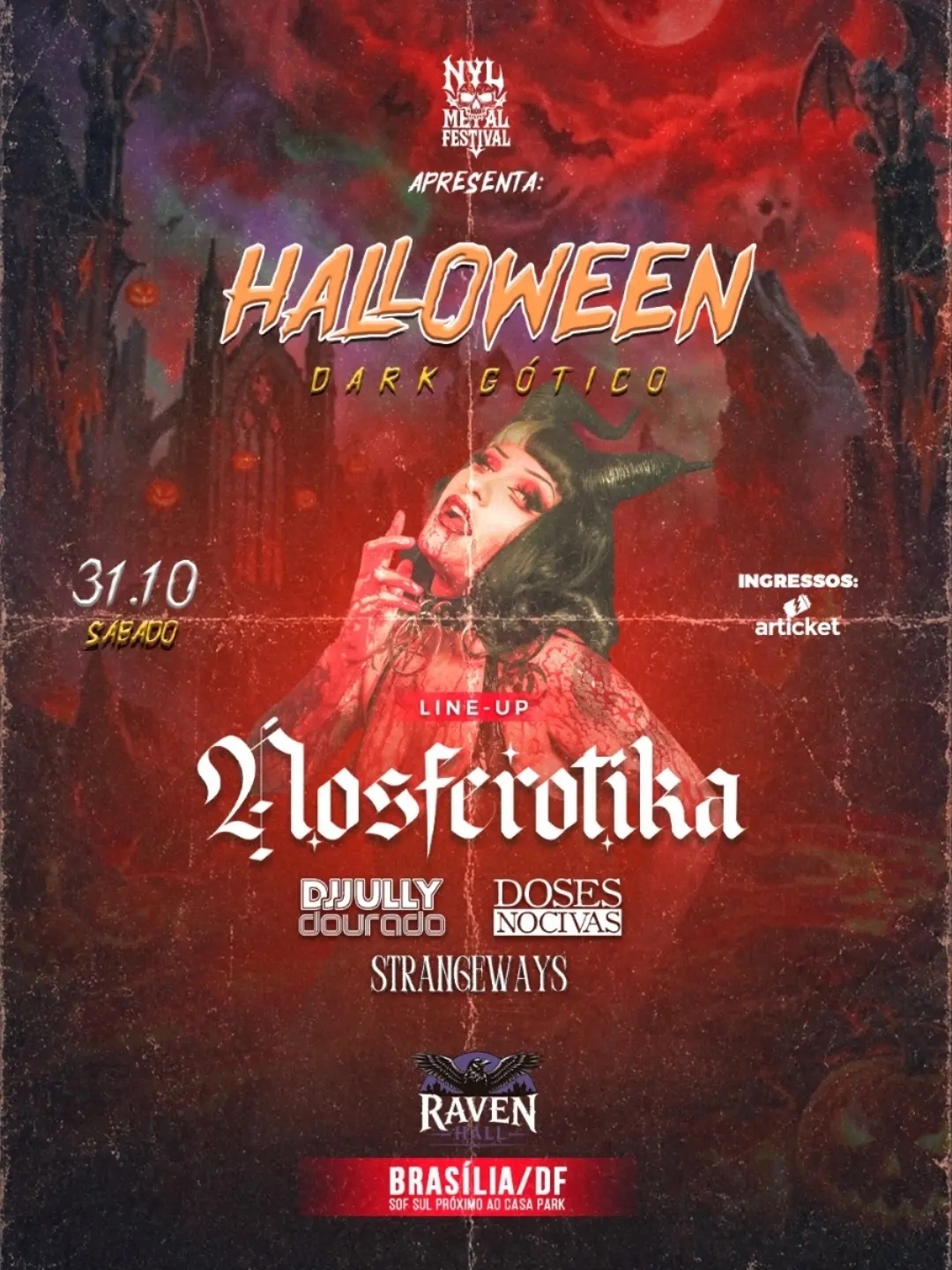 Halloween Nosferotika – Brasília