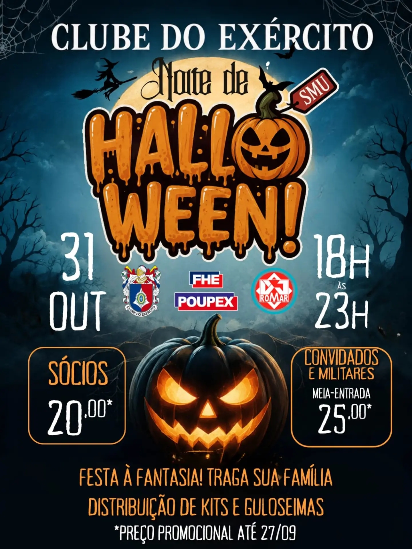 Halloween no Clube do Exército – Brasília