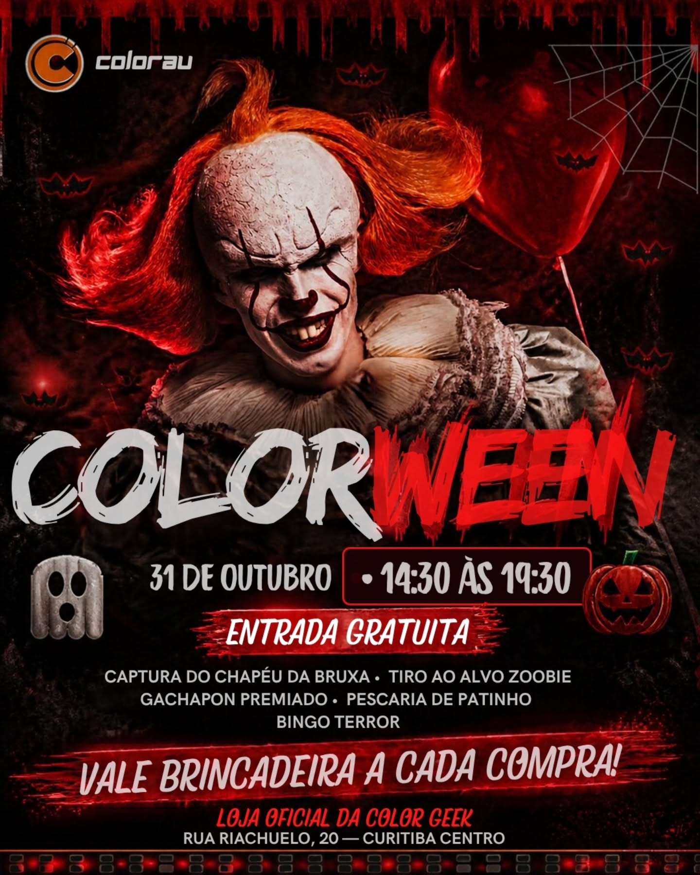 Evento: 1º Colorween – Halloween na Color Geek