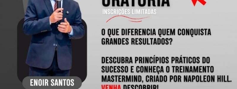 Evento: Liderança e oratória - conheça a diferença de quem conquista resultados