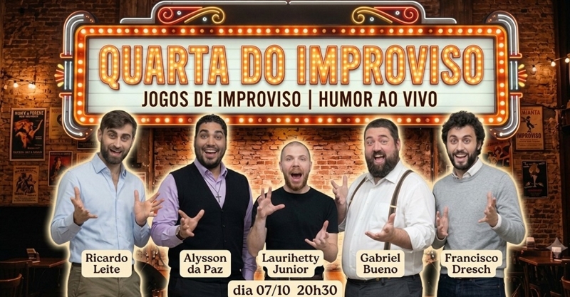 Evento: QUARTA DO IMPROVISO / IMPROVISO E HUMOR EM CURITIBA
