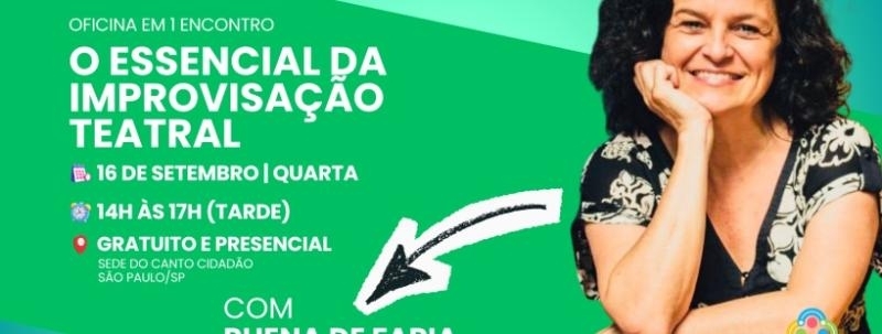 Evento: CantoEduca PRESENCIAL | O essencial da Improvisação Teatral, com Rhena de Faria