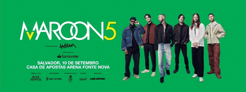Evento: Maroon 5 - Salvador - 10/09/2026 - Venda Geral