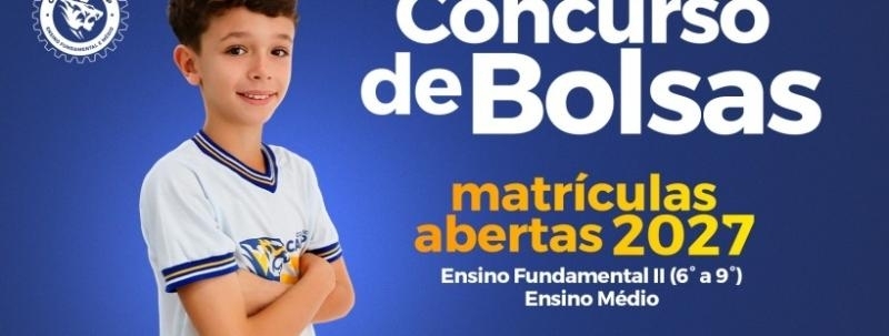 09/09 - Concurso de Bolsas às 10h
