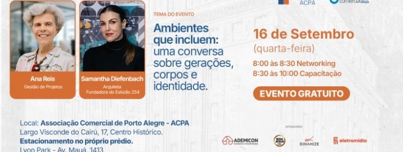 Capacita ACPA | Ambientes que incluem:uma conversa sobre gerações, corpos e identidade.