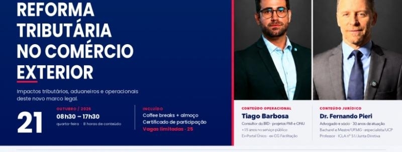 Treinamento: Reforma Tributária no Comércio Exterior