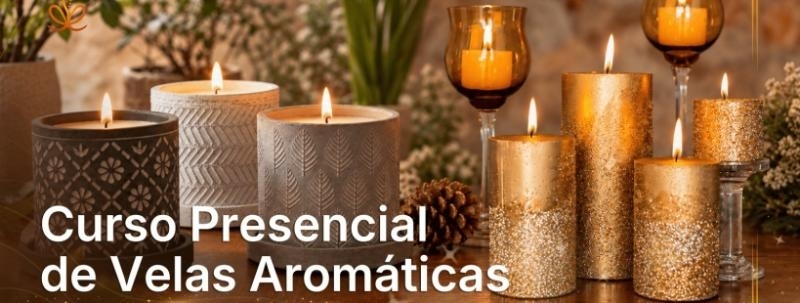 Curso Presencial em CAMPO LARGO - Velas Aromáticas e Decorativas