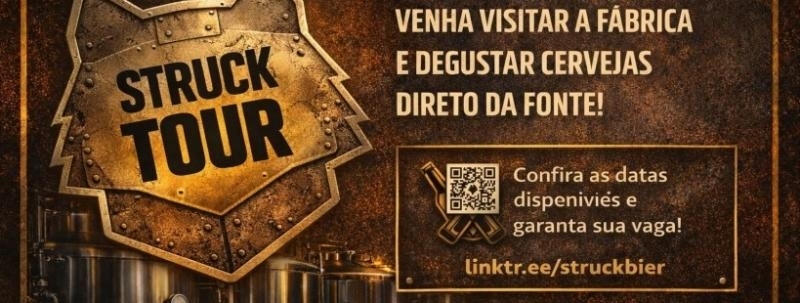 Visita guiada à fábrica 14h30 - Cervejaria Struck (Bier Tour)
