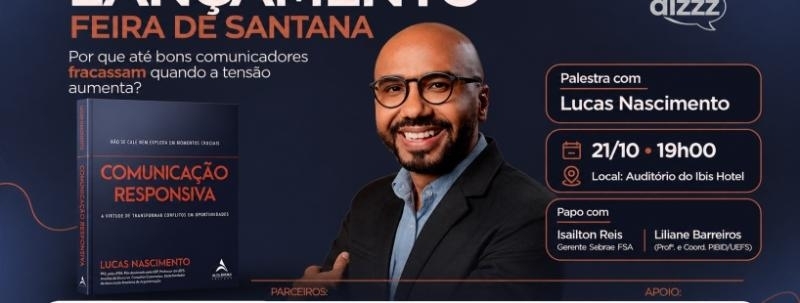 Evento: Lançamento Livro COMUNICAÇÃO RESPONSIVA, Prof. Lucas Nascimento
