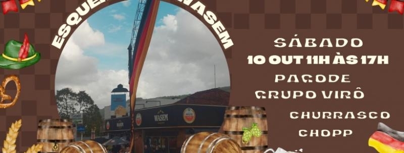 Evento: Esquenta Oktober na Wasem com Churrasco e Chopp liberado