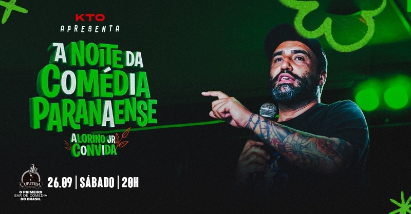 Evento: A NOITE DA COMÉDIA PARANAENSE - ALORINO JR CONVIDA