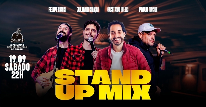 STAND UP MIX COM FELIPE BRANCO, JULIANO CORAÇÃO, GUSTAVO GUEDES E PAULO MANSUR
