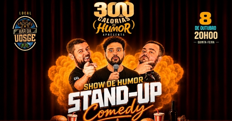 TRÊS MIL CALORIAS | SHOW DE HUMOR STAND-UP COMEDY