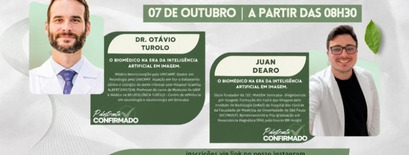 Evento: XVIII JORNADA DA BIOMEDICINA - DIA 2 - MANHÃ