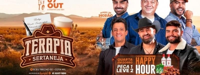Terapia Sertaneja + Cardápio em Dobro na Varanda do Contexto | 07.10