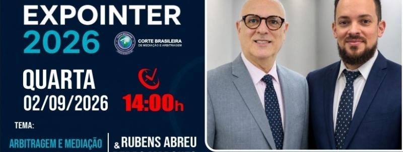 (02/09 - 14H) Mediação e Arbitragem: Brasil e Paraguai - RUBENS ABREU